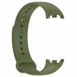 Pehmest silikoonist k&auml;epaela rihma asendus Xiaomi Mi Bandi jaoks 8 7 6 5 4 3 Kellarihma rihma nutikas k&auml;ev&otilde;ru asendustarvikud For Mi Band 8 armee roheline v&auml;rv