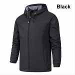 Mehed kevad-s&uuml;gis tuulekindel veekindel &otilde;hukesed jakid &otilde;ues matkamine m&auml;gironimine kalajope Tuulejope Spordikapuutsid XXXXL must