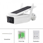 P&auml;ikeseenergia 1080P 3MP IP-kaamera v&auml;listingimustes Ip66 veekindel juhtmeta turvakaamera P&auml;ikesetoitega Ir-liikumise tuvastamise &ouml;&ouml;n&auml;gemisega WiFi-kaamera with batteries