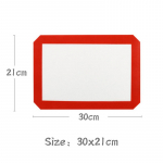 30/40/60 cm Makarooni k&uuml;psetusmatt Mittekleepuv k&uuml;psisepadi Rulli taigna matid Ahjuplaadi vooder Kondiitritooted K&uuml;psetusn&otilde;ud K&ouml;&ouml;gividin Uus 30x21cm QJBD