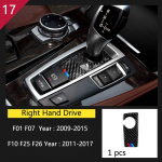 S&uuml;sinikkiust BMW 5 7-seeria F01 F10 F07 F25 F26 tarvikud Juhtk&auml;igukasti l&uuml;litipaneeli dekoratiivne katteriba auto 17 Type