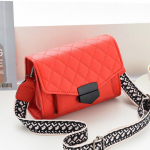 Mitmek&uuml;lgne Crossbody kott tikitud l&otilde;ngaga Moodne &otilde;lakott Korea versioon Naiste mobiilikott Rahakott one size punane