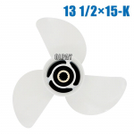 Alumiiniumist propeller 13 1/2x15-K 6E5-45947-00-EL Yamaha 60-115HP paadimootorile China valge
