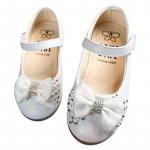 Beebit&uuml;drukute litrid vibus&otilde;lme disainiga libisemisvastased vabaaja tossud v&auml;ikelaste pehme tallaga printsessi PU-k&otilde;nnijalatsid 25