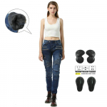 LOONG+BIKER+ Velvet naiste ratsuteksad+mootorrattas&otilde;idu vaba aja mootorrataste v&otilde;idus&otilde;idu p&uuml;ksid M must