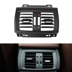 LHD RHD auto must tagumine kliimaseade AC ventilatsiooniv&otilde;re v&auml;ljalaskepaneeli katte vahetus BMW X3 X4 F25 F26 jaoks Rear AC Vent Grille