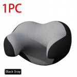 &Uuml;limalt pehme autopeatugi Universaalne U-kujuline padja kaelatugi 3D m&auml;luvahust kaelakaitse Padja massaaži v&auml;hendav Black 1pc