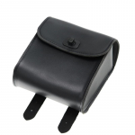 LMoDri uus universaalne minimootorratta juhtraud Sissy Bar sadulakott k&uuml;ljekott PU nahast t&ouml;&ouml;riistakott Harley Honda Kawasaki jaoks must