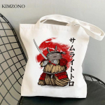 Totoro ostukott džuudist kott l&otilde;uendist kandekott shopper shopping korduvkasutatav kott džuudist v&otilde;rkkott cabas custom 24*26cm