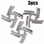 Avaleht Lihaveski terad 8 mm sisemine auk Kumera suurusega tarvikud Hakklihamasin 3PCS