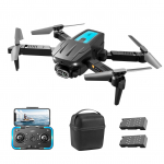 Kaugjuhtimispuldiga minidroon &uuml;he kaameraga 4K kokkupandav peata droon takistuste v&auml;ltimisega Single Camera 2 Battery must