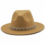 Naised Mehed Villane Fedora m&uuml;ts Nahapaelaga H&auml;rrasmees Elegantne Daam Talvine S&uuml;gis Laia &Auml;&auml;rega Jazz Kirik Panama Sombrero m&uuml;ts CHILD 54CM