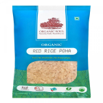 Orgaanilised punased riisihelbed (500 g), Organic Red Rice Poha, Organic Soul
