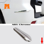 Dekoratiivkatte lisatarvikud ABS 2tk kroom Toyota Land Cruiser Prado 150 FJ 150 2010-2017 tagumise udutule laterna jaoks Rear fog light black