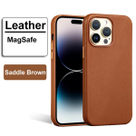 Luksuslik nahast &uuml;mbris Apple iPhone 14 15 Pro Max 13 12 13pro IPhone14 Magsafe &uuml;mbrise magnetiline laadimiskaitse kate for iPhone 14 Pro pruun