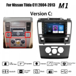 8-tolline Android autoraadio multimeedia videopleier Nissan Tiida C11 2004-2013 Nupuga WiFi BT 2 Din 1+32GB A,1+32GB