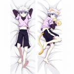 Anime Hunter X Hunter Killua Zoldyck Cosplay Kallistav Kehapadi Katte&uuml;mbris 2-poolne Tr&uuml;kitud Voodipesu Padjap&uuml;&uuml;rid Virsikunahk 40x120cm