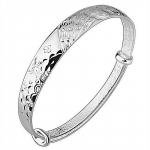 Mood 925 Sterling H&otilde;be Naine Loomade Mansett K&auml;ev&otilde;ru Paabulinnu Reguleeritav K&auml;ev&otilde;ru T&uuml;drukutele Pulma Ehted Kingitused