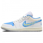 Air Jordan 1 Low SE Just Skate - University Blue Naiste Tennised Valge Sailwhite Ps&uuml;hhiline Sinine FJ7219-441 35.5