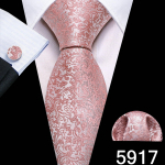 Barry.Wang Kaelar&auml;ti mansetin&ouml;&ouml;pide komplekt Sidruniroheline sinine Paisley Jacquard kootud pulm N-6647