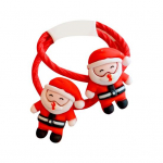 Juukselipsud Lumememm/J&otilde;uluvana/Kelluke/P&otilde;hjap&otilde;der/Puude kaunistused Tugevad j&otilde;uluteemalised kingitused Lastele Juukselipsude hobusesabahoidjad kooli jaoks Santa Claus