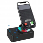 Telefoni alus k&otilde;lar kaasaskantav 360 kraadi p&ouml;&ouml;ratav minik&otilde;lar mobiilne hoidik libisemisvastane alus Bluetooth k&otilde;lar must