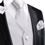Hi-Tie Tuxedo vest meestele, &uuml;likond, vest kaelaside, taskur&auml;tik, mansetin&ouml;&ouml;bid pulma&auml;ri jaoks M
