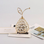 3D Bling Rhinestone'i kristallist pirnist &otilde;un kaunistus Kodu pulmakaunistus Kingitused l&auml;ikiva kivikristalliga lauaplaadi kaunistus 11x13cm