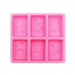 Kvaliteetne pehme pestav n&otilde;udepesumasinas ohutum &scaron;okolaadikaunistusega k&uuml;psetusvormi t&ouml;&ouml;riist k&ouml;&ouml;gi l&otilde;hnak&uuml;&uuml;nla vormi jaoks roosa