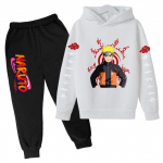 Naruto Hoodie Laste riided Poiste Pusad Avatar Kakashi Harajuku Lahtised dressipluusid Top S&uuml;gise kevade O kaelaga Pulloveri komplektid 160