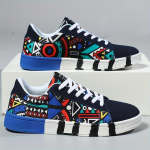 Trendikad meeste graffiti uisukingad &ndash; kerged, hingavad, libisemisvastased, mugavad platvormtallaga tossud 39 sinine