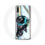 Samsung Galaxy A70 &uuml;mbris Valentino Rossi mootorrattajuht
