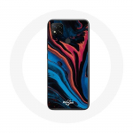 Xiaomi Redmi 9C &uuml;mbris sinine must punane abstraktne tekstuur