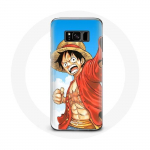 Coque pour Samsung Galaxy S8 Manga One piece Luffy Anime
