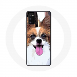 Valge ja pruun &uuml;mbris Samsung Galaxy S20 Continental k&auml;&auml;busspanjel Butterfly Puppy jaoks