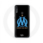 Coque pour Huawei p30 lite Logo Olympique de Marseille Fond Noir