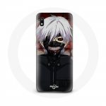 Coque pour Samsung Galaxy A10 Tokyo Ghoul Kaneki Ken Masque Japonais Anime