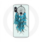 Kahe kaameraga Xiaomi Redmi Note 5 AI &uuml;mbris Dream Catcheri jaoks sinine valge taust