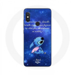 &Uuml;mbris Xiaomi Redmi Note 5 AI kahe kaameraga Stitch Ohana Quote jaoks