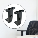 Height Adjustable Chair Armrest Pair Arms Set Black Easy to Install,Gaming Boss Arm