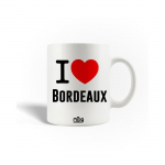 Mug en C&eacute;ramique I Love Bordeaux France