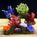 Resin Coral Plant Shell Reef Mountain Akvaariumi Ornament Fish Tank Cave Decor