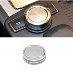 Aluminium Alloy Car Air conditioner knob Ring Sticker Trim For Mercedes Benz C class W204 2008-2013 Auto Interior Accessories B-Red