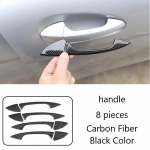 Autotarvikud v&auml;lisukse k&auml;epideme kaussi katte trimm Mercedes Benz ABCE klassi W176 W246 W204 W212 GLK X204 ML W166 GLA X156 jaoks Handle Carbon