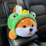 Creative car armrest box car tissue box draw cartoon cute car draw car tray trailer interior decoration supplies A