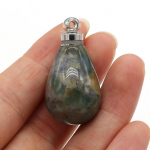 1 tk Reiki tervendav kristallripats, naiste parf&uuml;&uuml;mipudeli ripatsid, tilgakujulised amuletid isetegemise jaoks ehete tarvikud pulmatarbed 20x38 mm 20x38mm