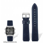 Retro ehtsast nahast kellarihm Casio A158W A168 / F91w / AE-1200WHD/A158/A159/A169/AE1200 vintage kellarihm jaoks 18mm