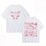 Anime T-s&auml;rk Vintage Melanie Martinezi s&auml;rgid T&auml;nava stiilis s&auml;rgid Naiste meeste hiphopi topsid Parim aksessuaar muusikaf&auml;nnidele XS valge