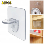 10 tk Kleepuvad hoidikud Seinariideid Konksud Riiulitugi Vaheseinatoe tugirack 6cm*6cm 10PCS