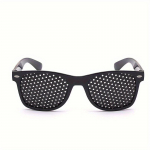 1 tk N&auml;gemist parandavad Pinhole prillid, Shorthand prillid P&auml;ikeseprillid Eyelet prillid must